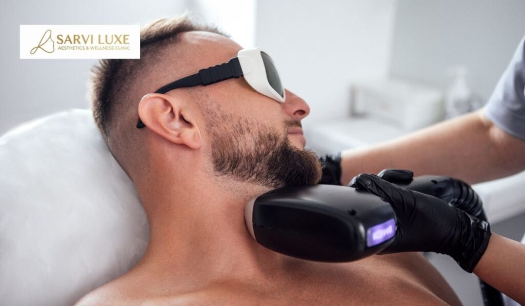 Permanent hair removal consultation at Sarvi Luxe, Ashok Vihar