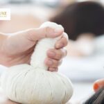 Client receiving compression therapy in Ashok Vihar at Sarvi Luxe