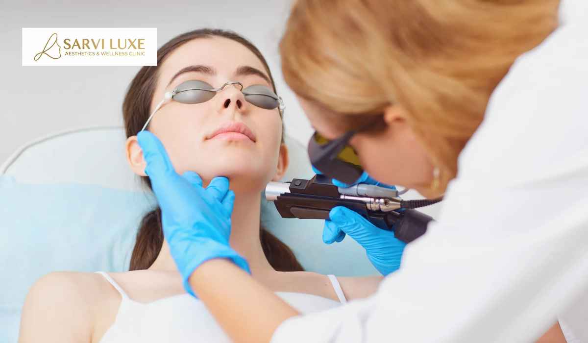 Painless laser hair removal consultation at Sarvi Luxe in Ashok Vihar