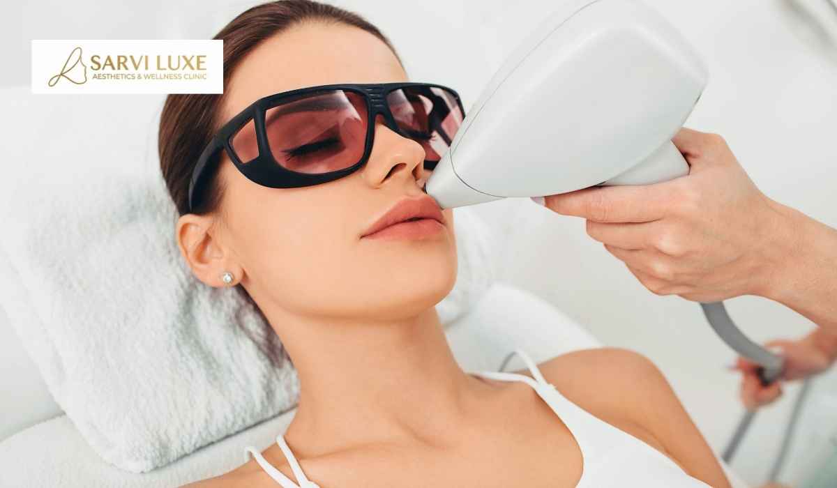 Laser hair reduction pricing consultation at Sarvi Luxe in Ashok Vihar